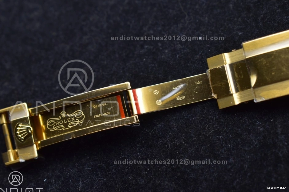 1:1 126518 808 Oysterflex Flexible QF on Black V6 Daytona Dial SH4131 Edition Best (Weighted) Strap YG 0223